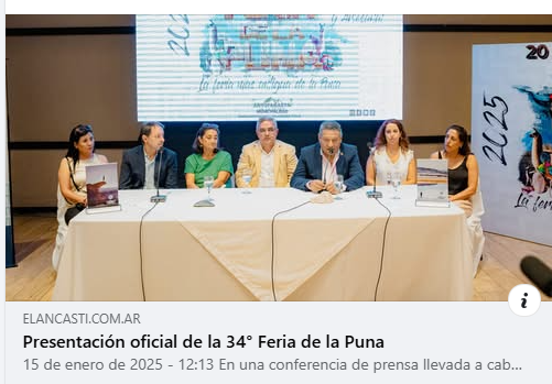 Presentación de la 34ª Feria de la Puna