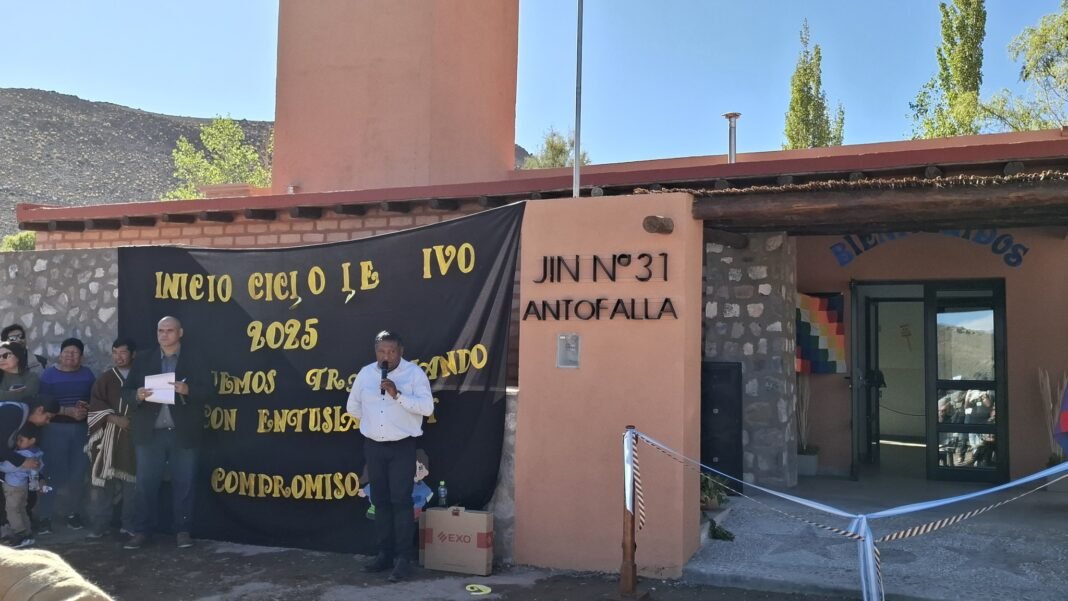 Un nuevo jardín y más avances para la comunidad de Antofalla