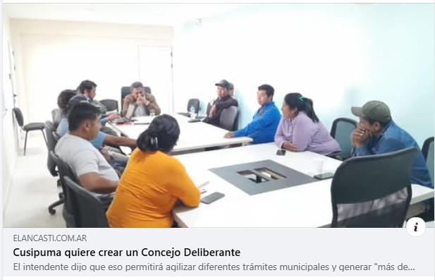 El Concejo deliberante para Antofagasta de la Sierra es mas democracia para los antofagasteños