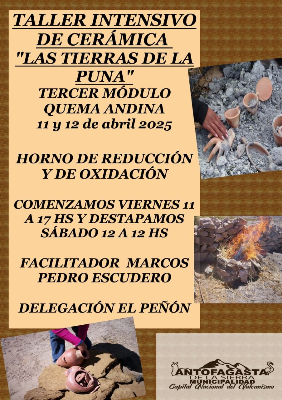 Taller intensivo de cerámica 