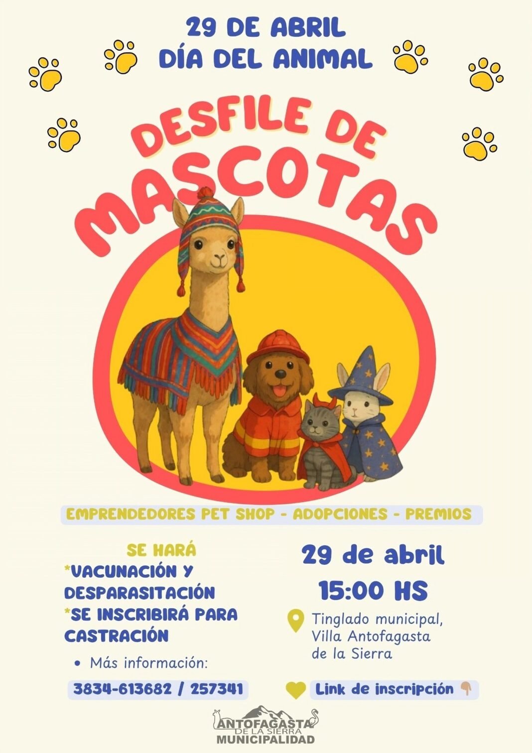 Desfile de mascotas en Antofagasta de la Sierra