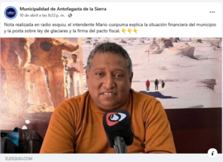 Mario Cusipuma explica la situación financiera del municipio